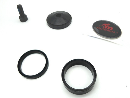 MONORIM EB V1 Uchwyt do kierownicy rowerowej do Xiaomi M365 / PRO / PRO 2 / 1S / Mi 3 / Essential - kolor SREBRNY