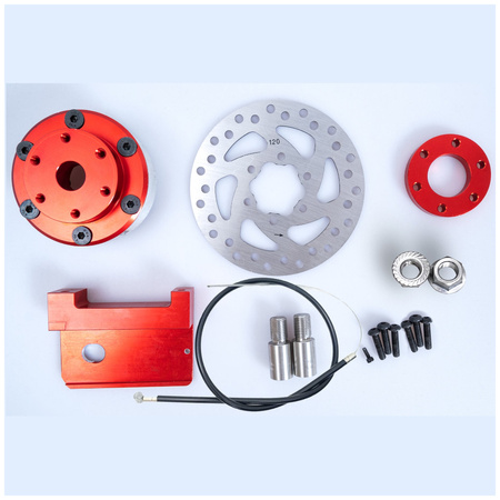 Monorim FB MX0 RED zestaw do konwersji przedniego hamulca do Ninebot Max G30 / Motus Scooty 10