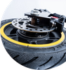 Monorim FB MX0 RED zestaw do konwersji przedniego hamulca do Ninebot Max G30 / Motus Scooty 10