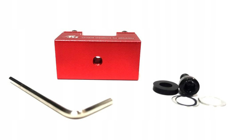 Uchwyt Błotnika MONORIM FS adapter podkładka Xiaomi M365 / M365 PRO / PRO 2 / 1S / Essential / Mi 3 - CZERWONY