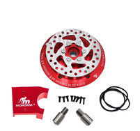 Monorim MD-FB RED Osłona Pokrywa Przedniego Silnika 36V z tarczą hamulcową i adapterem RED do Xiaomi M365 / PRO / PRO 2 / 1S / Essential. Zainstaluj Przedni hamulec