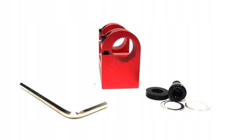 Uchwyt Błotnika MONORIM FS adapter podkładka Xiaomi M365 / M365 PRO / PRO 2 / 1S / Essential / Mi 3 - CZERWONY