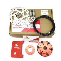 Monorim FB MX0 RED zestaw do konwersji przedniego hamulca do Ninebot Max G30 / Motus Scooty 10